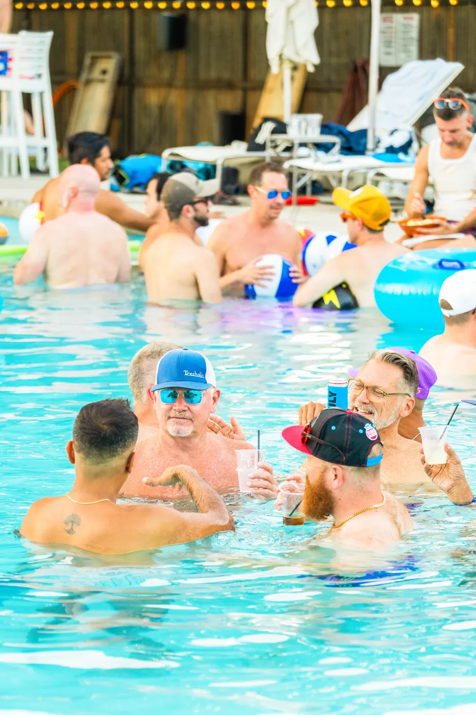 A pool party crowd at Summer House in Dallas